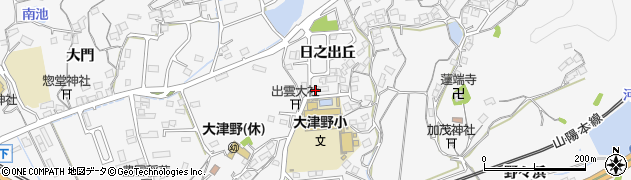 広島県福山市大門町日之出丘8-13周辺の地図