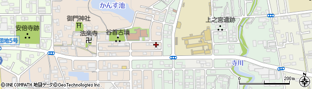奈良県桜井市阿部1106周辺の地図