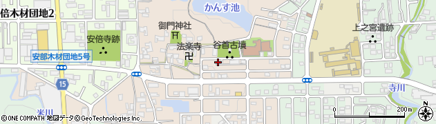 奈良県桜井市阿部1084周辺の地図