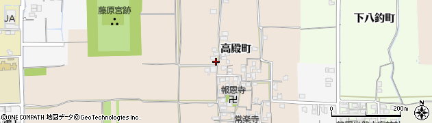 奈良県橿原市高殿町323周辺の地図