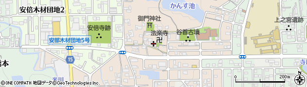 奈良県桜井市阿部771周辺の地図
