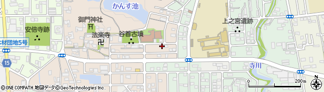 奈良県桜井市阿部1103周辺の地図