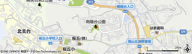 南陽台公園周辺の地図