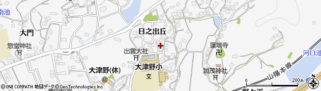 広島県福山市大門町日之出丘8-21周辺の地図