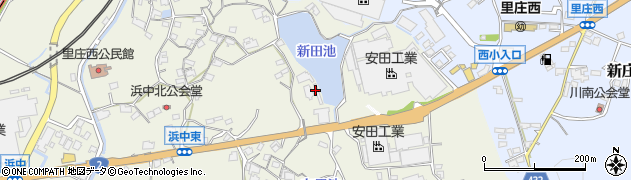 上野油業株式会社　里庄給油所周辺の地図