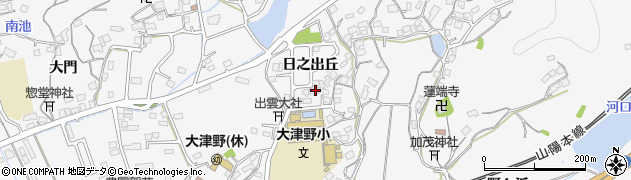 広島県福山市大門町日之出丘8-22周辺の地図