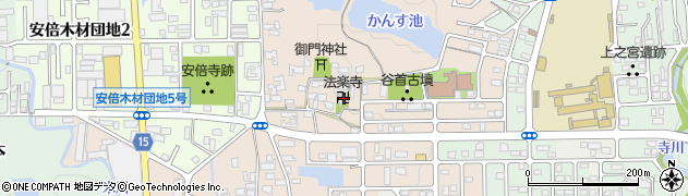 奈良県桜井市阿部772周辺の地図