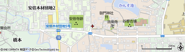 奈良県桜井市阿部720周辺の地図