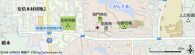 奈良県桜井市阿部755周辺の地図