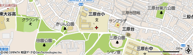 大阪府堺市南区三原台周辺の地図