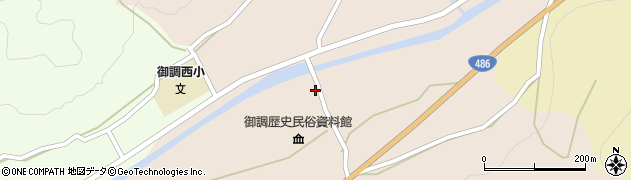 尾道市　河内公民館周辺の地図