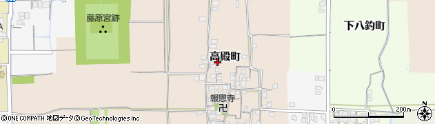 奈良県橿原市高殿町310周辺の地図