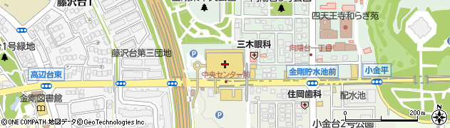マクドナルドエコールロゼ店周辺の地図