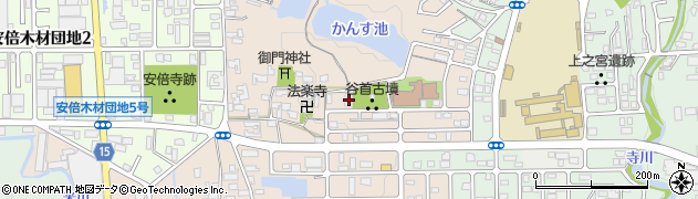 奈良県桜井市阿部809周辺の地図