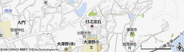 広島県福山市大門町日之出丘8-37周辺の地図