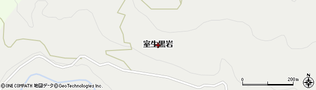 奈良県宇陀市室生黒岩周辺の地図