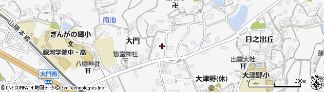 広島県福山市大門町（大門）周辺の地図