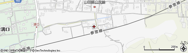 三重県伊勢市二見町山田原周辺の地図