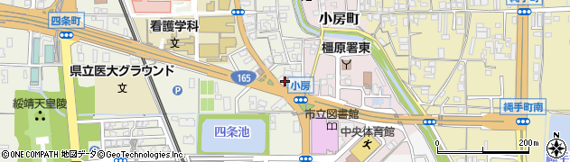 橿原山口ガラス店ヨド物置専門販売部周辺の地図