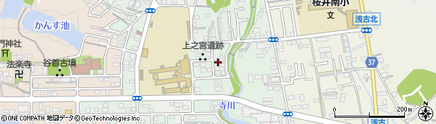 奈良県桜井市上之宮395周辺の地図