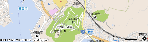成羽神社周辺の地図