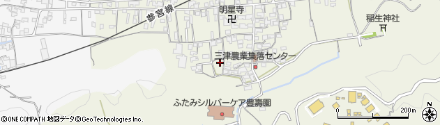 三重県伊勢市二見町三津周辺の地図