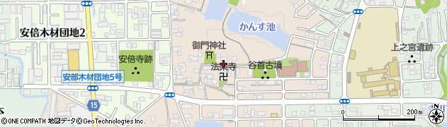奈良県桜井市阿部750-2周辺の地図
