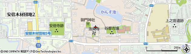 奈良県桜井市阿部779-3周辺の地図