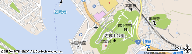 笠岡通運株式会社　笠岡営業所周辺の地図