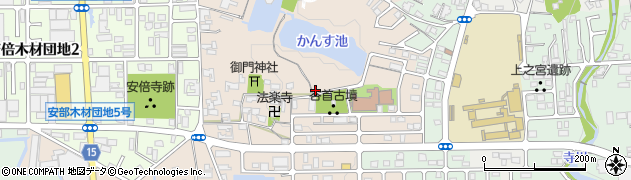 奈良県桜井市阿部787周辺の地図