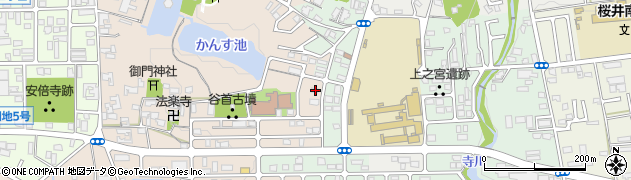 奈良県桜井市阿部1059周辺の地図