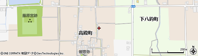 奈良県橿原市高殿町301周辺の地図