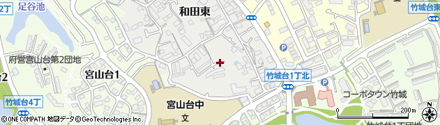 大阪府堺市南区和田東周辺の地図