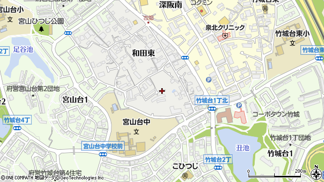 〒590-0102 大阪府堺市南区和田東の地図