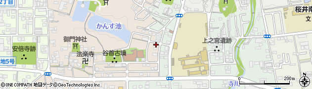 奈良県桜井市阿部1058周辺の地図