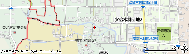 奈良県桜井市橋本430周辺の地図