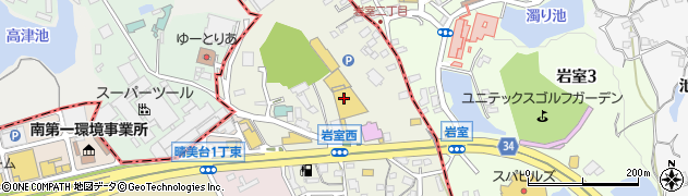 ホームセンターコーナン泉北店周辺の地図
