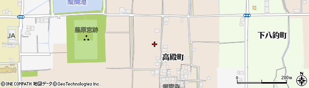奈良県橿原市高殿町314周辺の地図