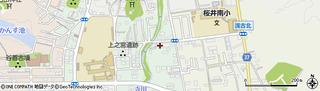 奈良県桜井市上之宮10周辺の地図