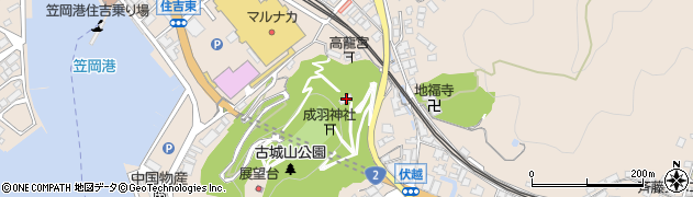 稲富稲荷神社周辺の地図