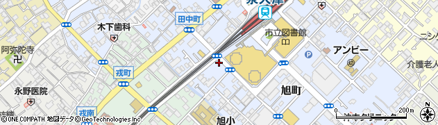 株式会社東昌建設泉大津周辺の地図