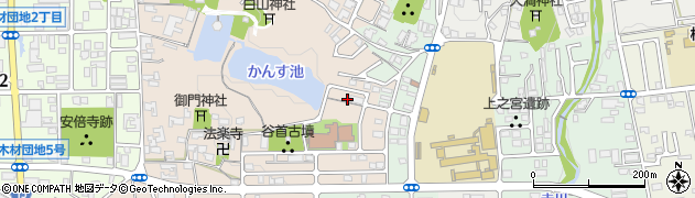 奈良県桜井市阿部1068周辺の地図