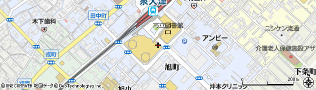 プロムナードカフェ いずみおおつCITY店周辺の地図
