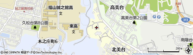 中国放送福山放送局周辺の地図