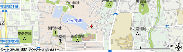 奈良県桜井市阿部1068-5周辺の地図