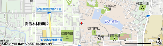 奈良県桜井市阿部707周辺の地図