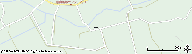 広島県東広島市河内町小田2494周辺の地図