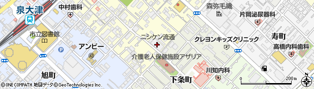 ニシケン流通株式会社周辺の地図