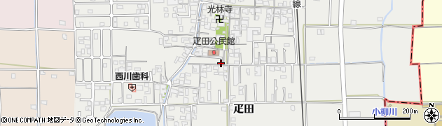 奈良県葛城市疋田周辺の地図