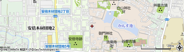 奈良県桜井市阿部705周辺の地図